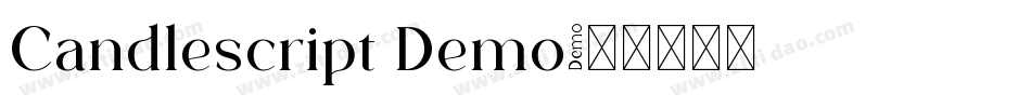 Candlescript Demo字体转换